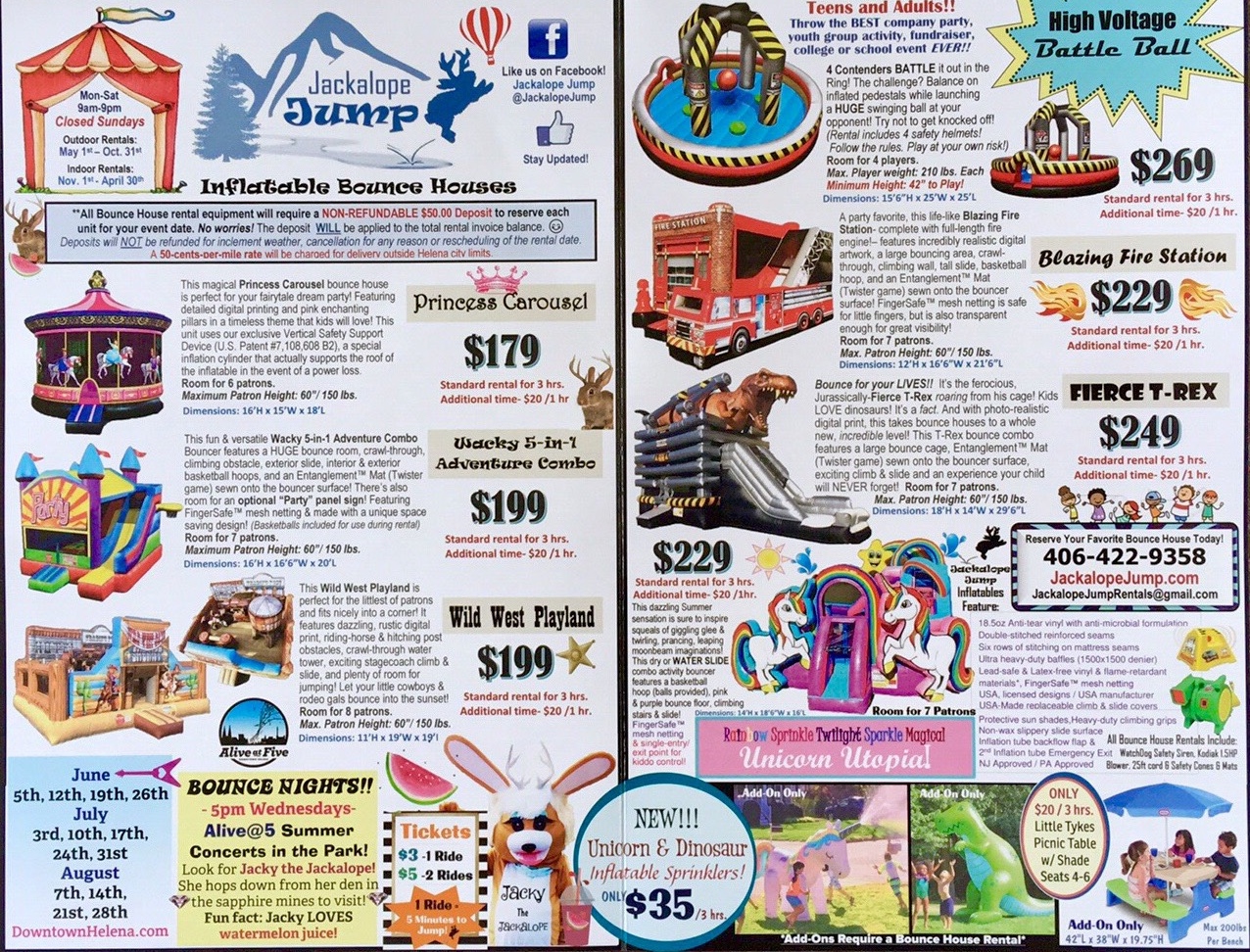 Bounce Houses Jackalope Jump Inflatable Bounce House Rentals